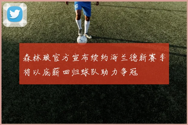 森林狼官方宣布续约海兰德新赛季将以底薪回归球队助力争冠